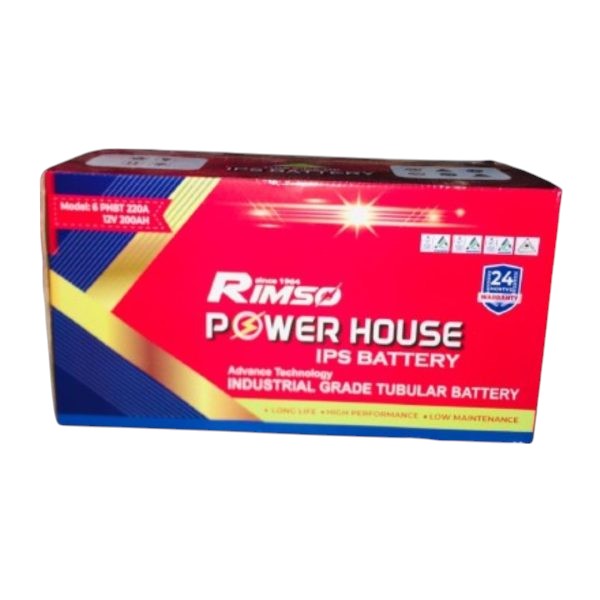 Rimso 200AH Tubular Battery